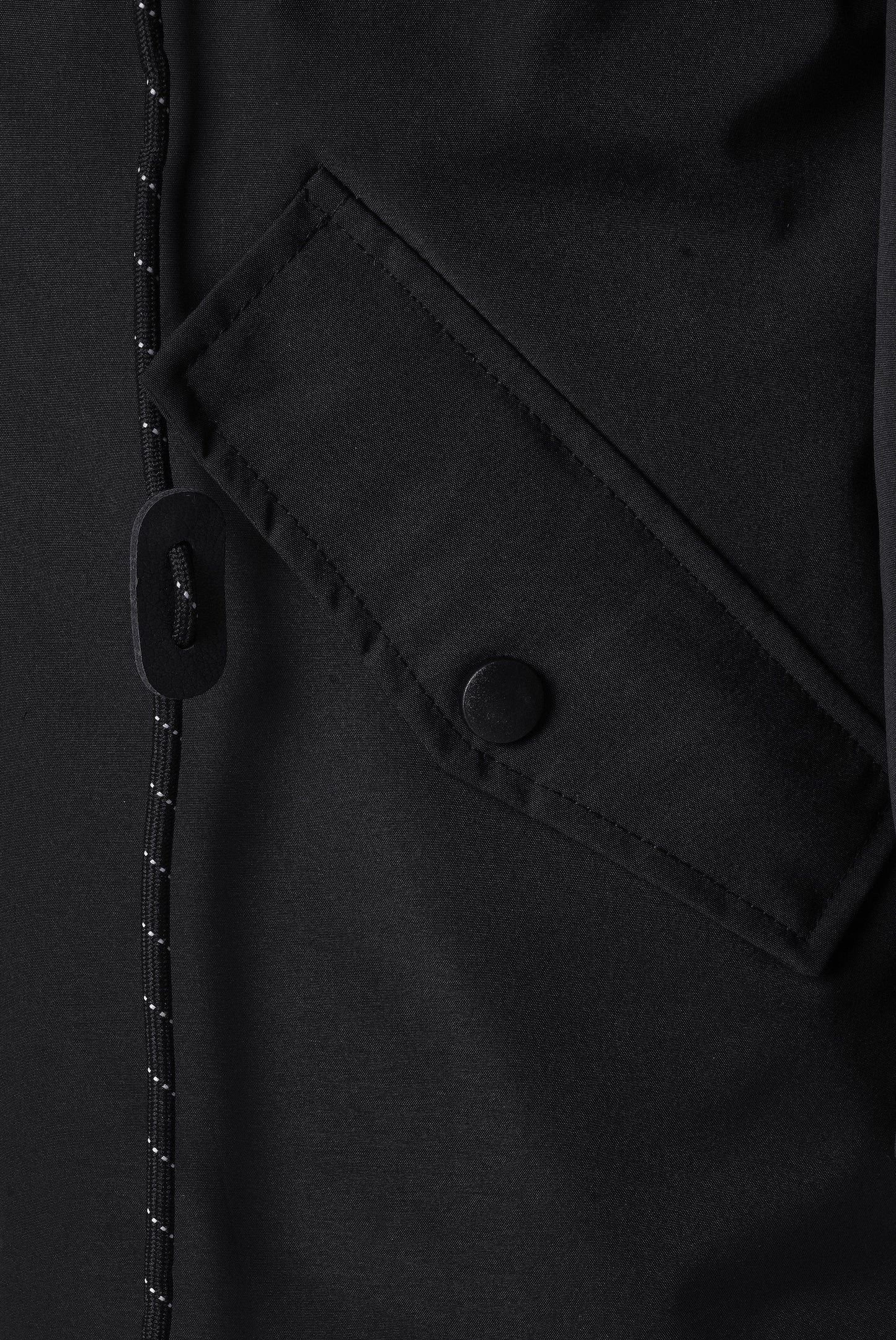 Fawn Bobbie Unisex Padded Coat in Black