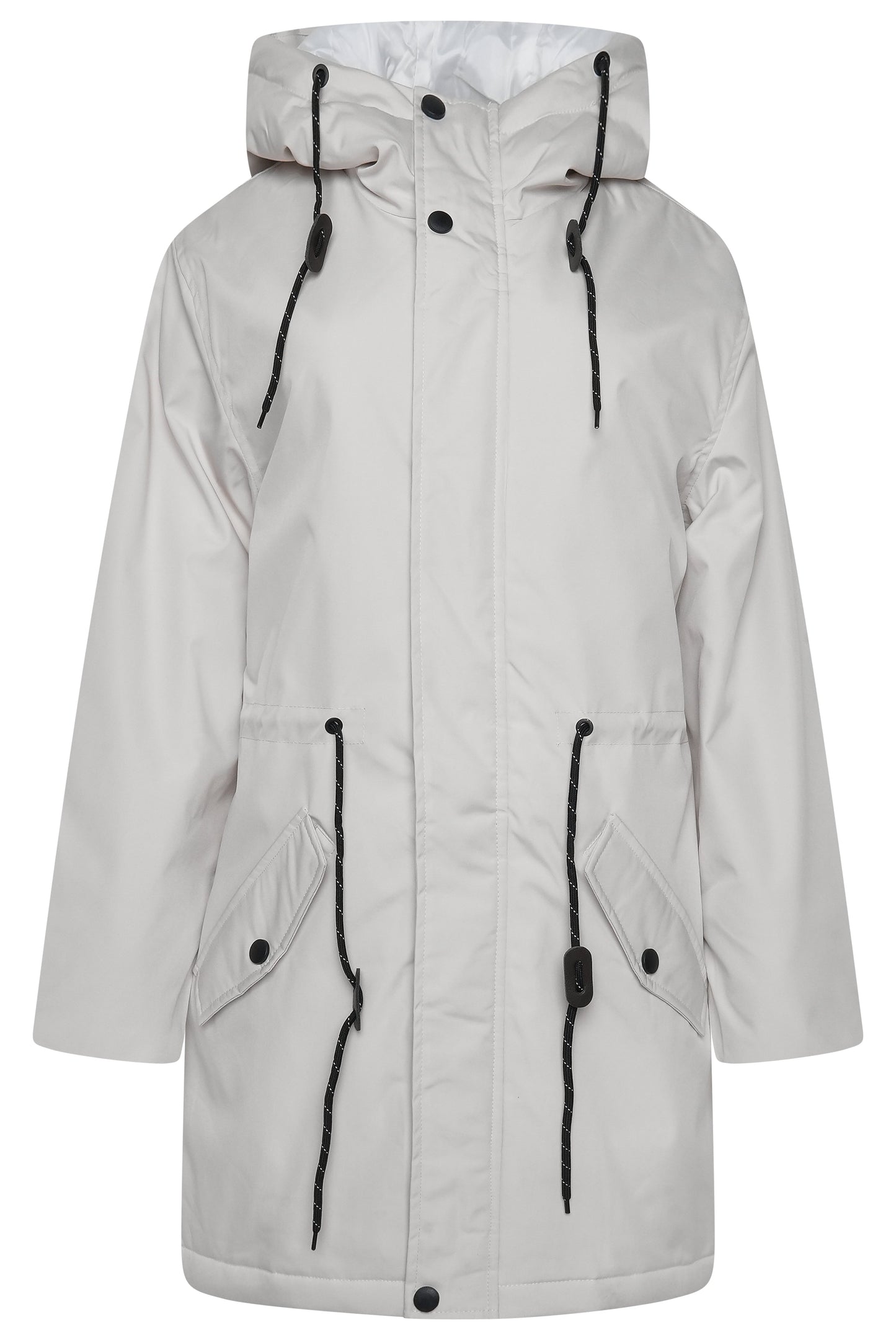 Fawn Bobbie Ladies Padded Coat in Cream