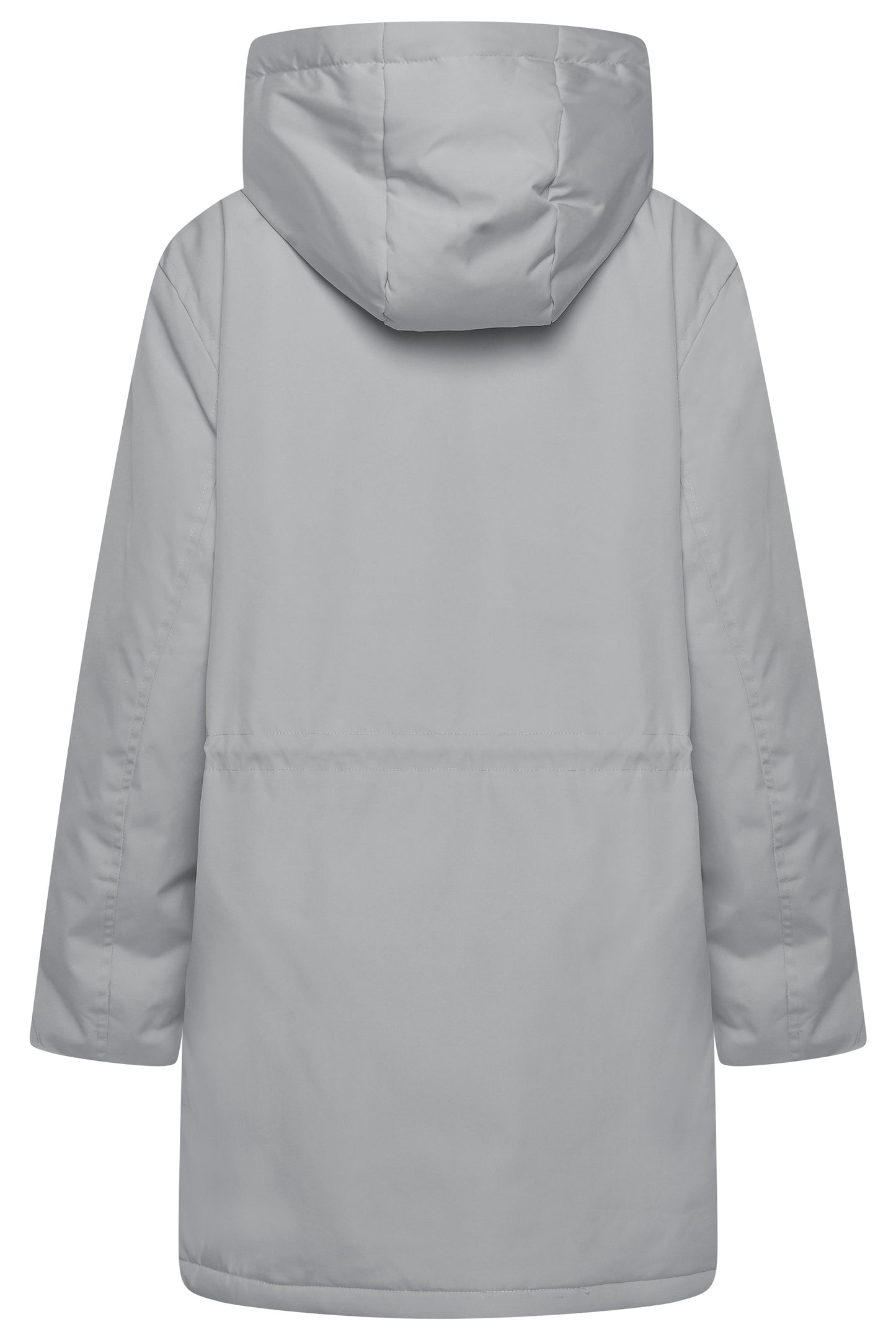 Fawn Bobbie Unisex Padded Coat in Light Grey